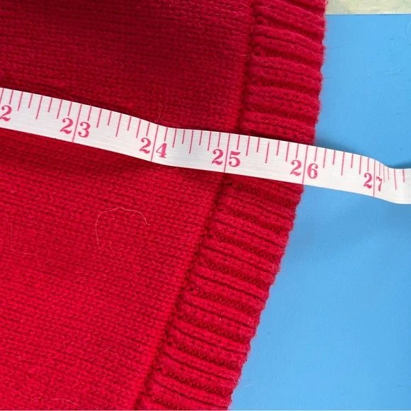 Hanna Andersson Girl Fairisle Sweater Dress 8 holiday hearts - Picture 6 of 6